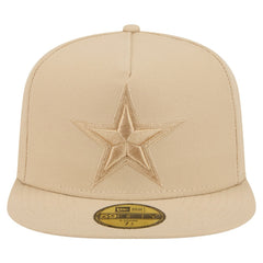 Dallas Cowboys New Era Color Pack A-Frame 59FIFTY Fitted Hat - Light Beige discount