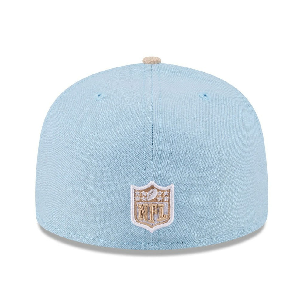 Dallas Cowboys New Era Two-Tone Color Pack A-Frame 59FIFTY Fitted Hat - Light Blue/Light Beige online