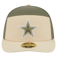 Dallas Cowboys New Era 2-Tone Color Pack Split Panel 59FIFTY Fitted Hat - Light Beige/Olive for sale