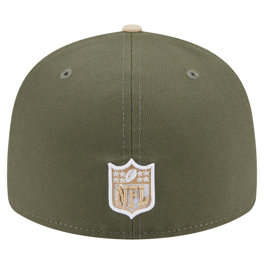 Dallas Cowboys New Era 2-Tone Color Pack Split Panel 59FIFTY Fitted Hat - Light Beige/Olive for sale