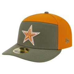 Dallas Cowboys New Era 2-Tone Color Pack Split Panel 59FIFTY Fitted Hat - Olive/Brown outlet