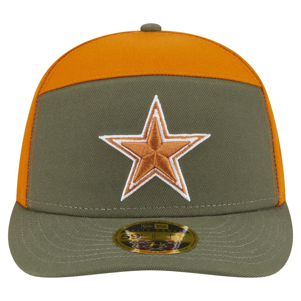 Dallas Cowboys New Era 2-Tone Color Pack Split Panel 59FIFTY Fitted Hat - Olive/Brown outlet