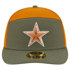 Dallas Cowboys New Era 2-Tone Color Pack Split Panel 59FIFTY Fitted Hat - Olive/Brown outlet
