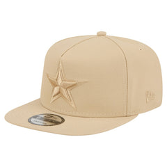 Dallas Cowboys New Era Color Pack A-Frame 9FIFTY Snapback Hat - Light Beige on sale