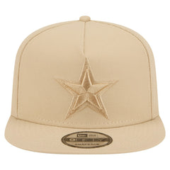 Dallas Cowboys New Era Color Pack A-Frame 9FIFTY Snapback Hat - Light Beige on sale