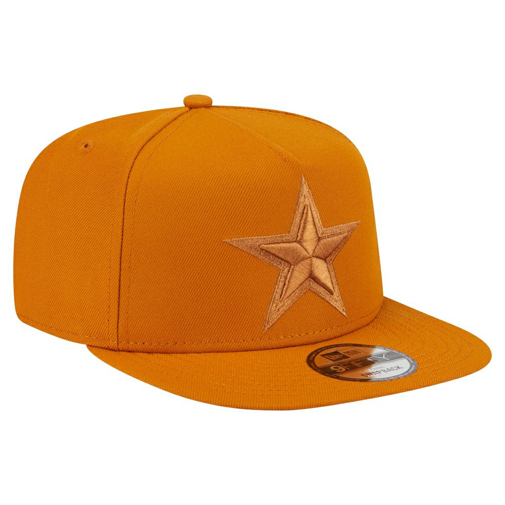 Dallas Cowboys New Era Color Pack A-Frame 9FIFTY Snapback Hat - Brown sale
