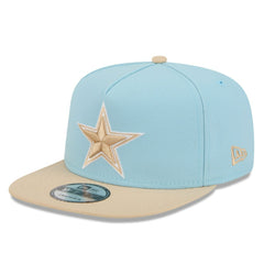 Dallas Cowboys New Era Two-Tone Color Pack A-Frame 9FIFTY Snapback Hat - Light Blue/Brown online