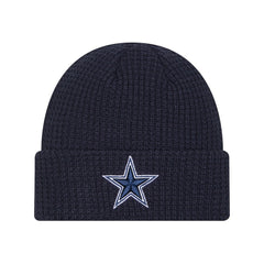 Dallas Cowboys New Era Youth Waffle Cuffed Knit Hat - Navy outlet