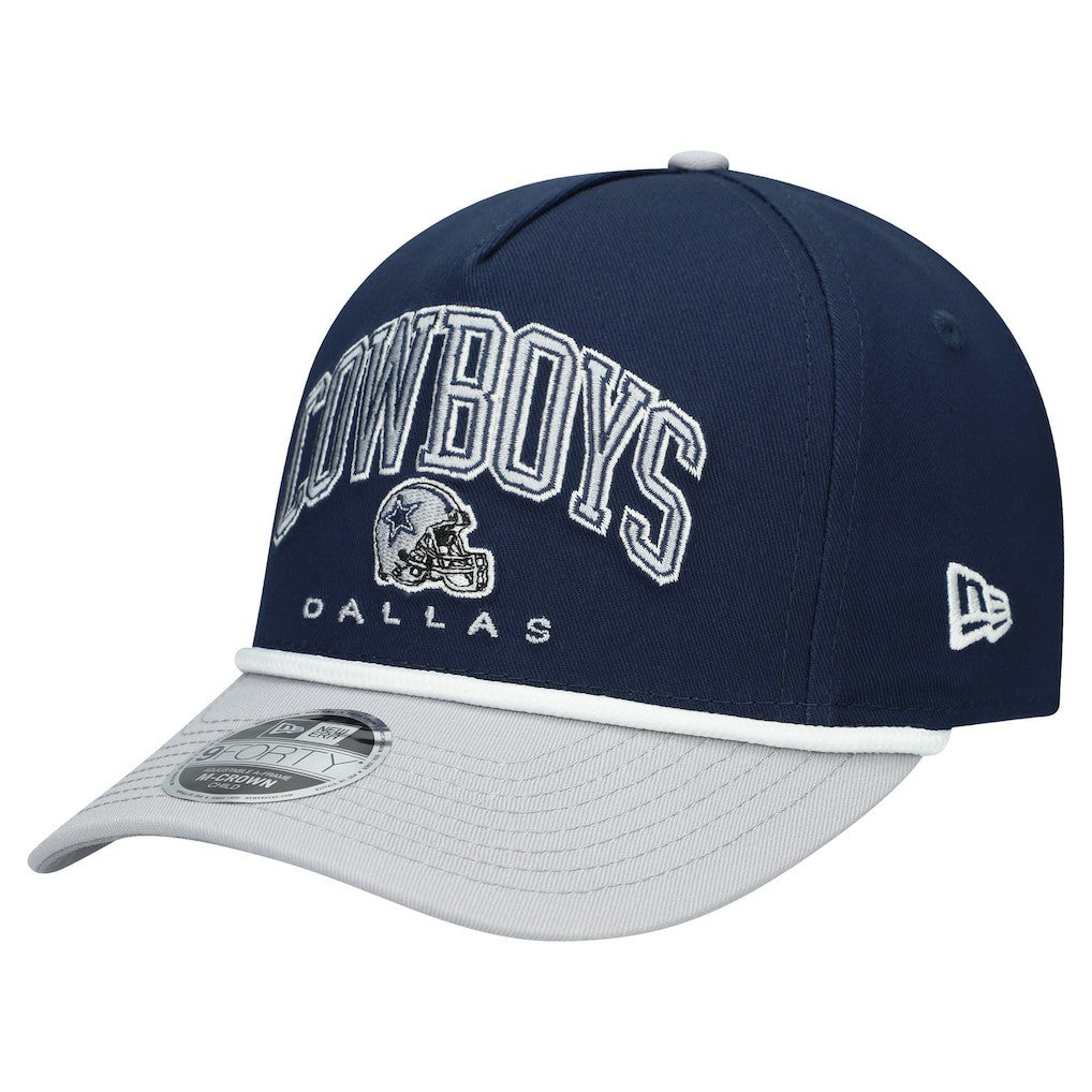 Dallas Cowboys New Era Preschool Arch 9FORTY M-Crown A-Frame COOLERA Adjustable Hat - Navy/Gray outlet