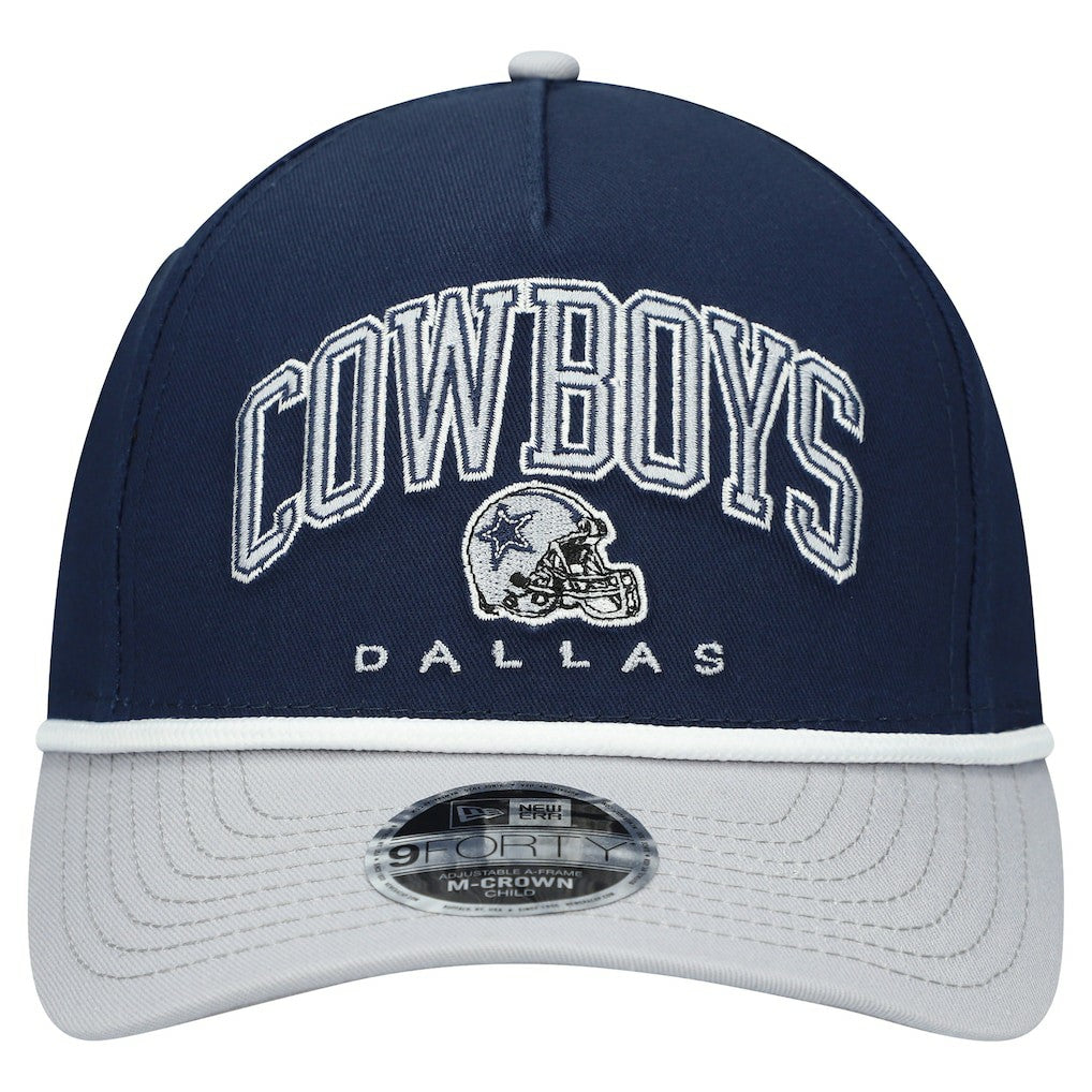 Dallas Cowboys New Era Preschool Arch 9FORTY M-Crown A-Frame COOLERA Adjustable Hat - Navy/Gray outlet