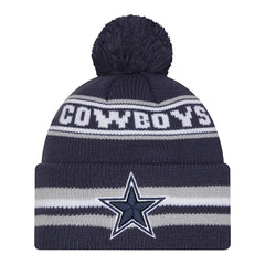 Dallas Cowboys New Era Pre-School Classic Cuffed Knit Hat with Pom - Navy sale