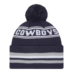 Dallas Cowboys New Era Pre-School Classic Cuffed Knit Hat with Pom - Navy sale
