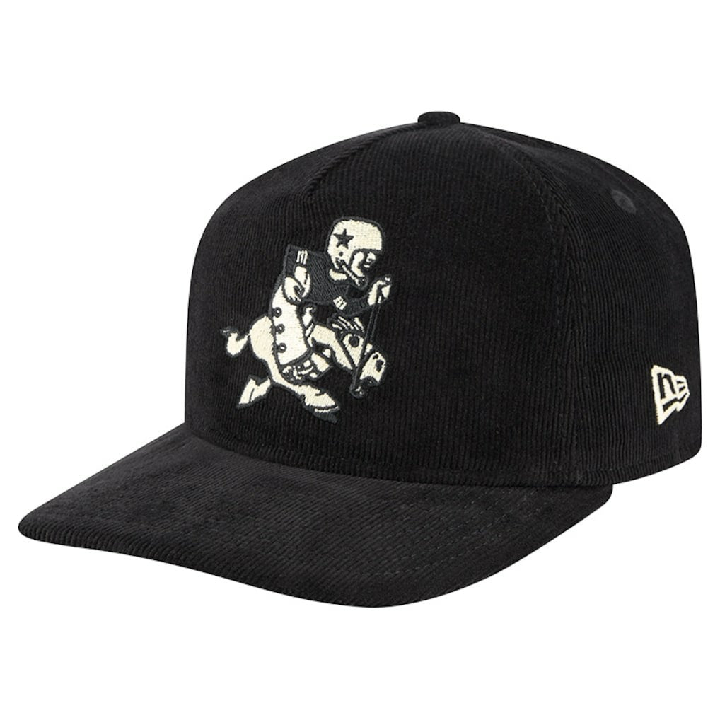 Dallas Cowboys New Era Retro Joe Nostalgic Corduroy Golfer Adjustable Hat - Black online