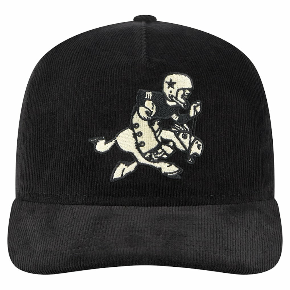 Dallas Cowboys New Era Retro Joe Nostalgic Corduroy Golfer Adjustable Hat - Black online