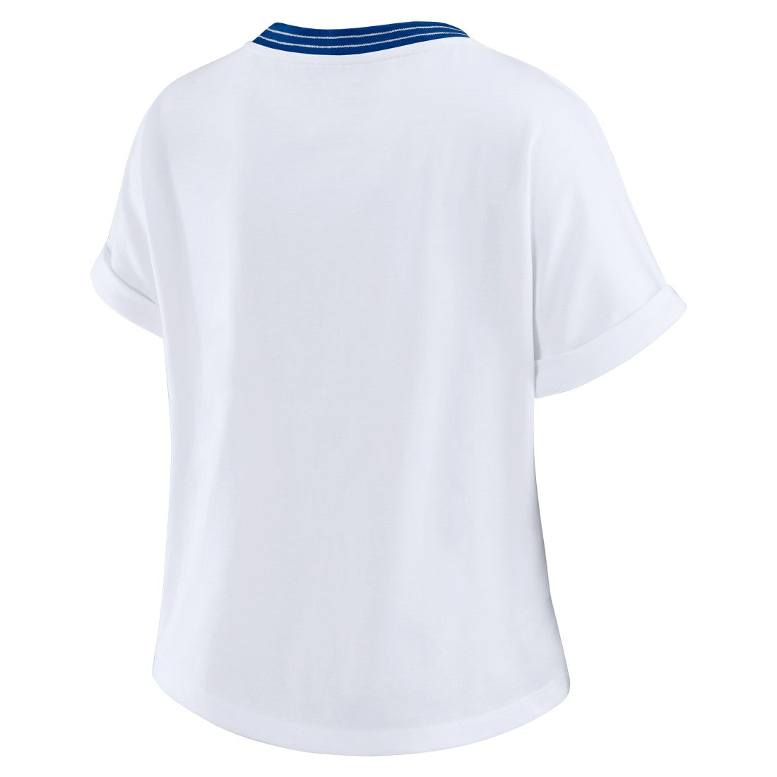Seattle Seahawks WEAR by Erin Andrews Women's Cropped Center Stripe Dolman T-Shirt - White outlet