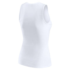 Los Angeles Chargers WEAR by Erin Andrews Women's Ribbed Graphic Tank Top - White on sale