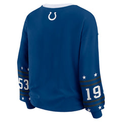 Indianapolis Colts WEAR by Erin Andrews Women's Sport Long-Sleeve T-Shirt - Royal sale