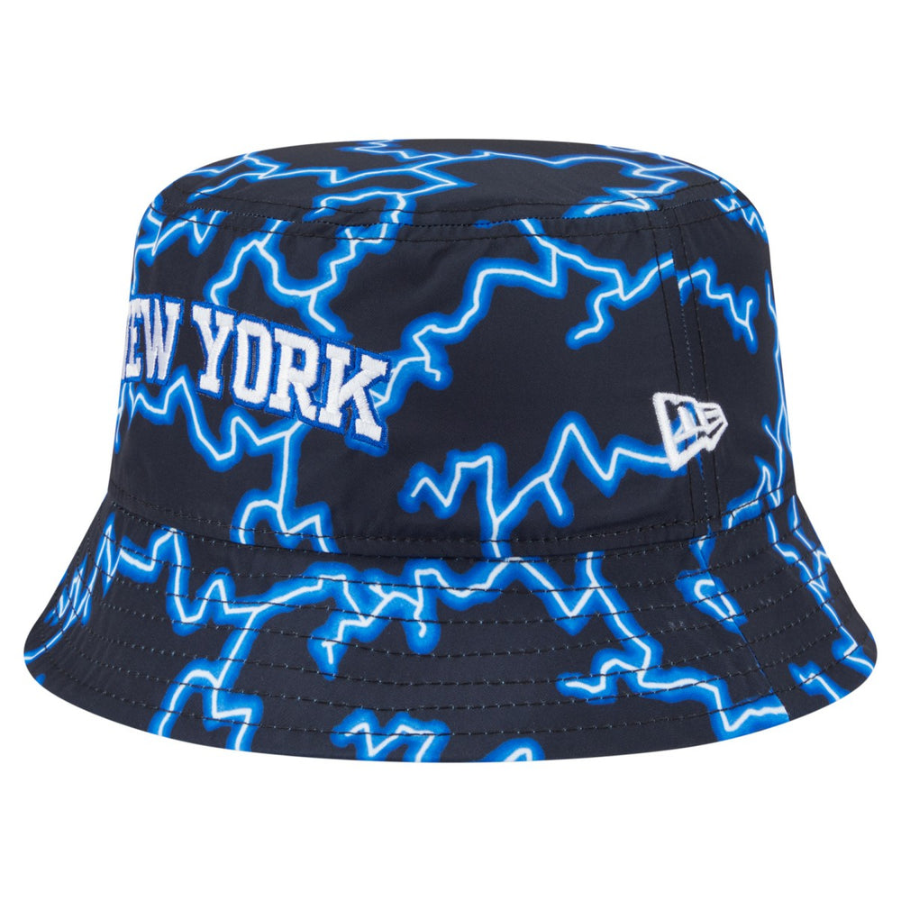 New York Knicks Summer Sun and Storm Reversible Bucket Hat - Black/Light Blue on sale