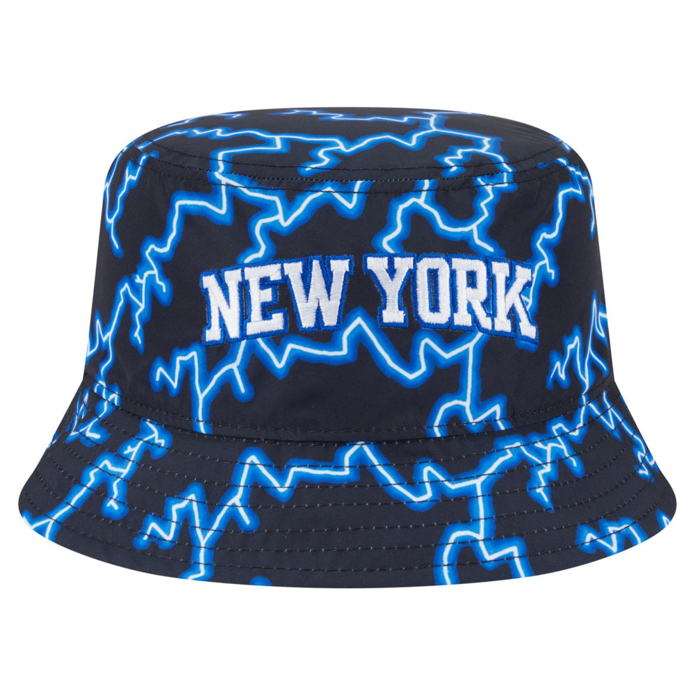 New York Knicks Summer Sun and Storm Reversible Bucket Hat - Black/Light Blue on sale