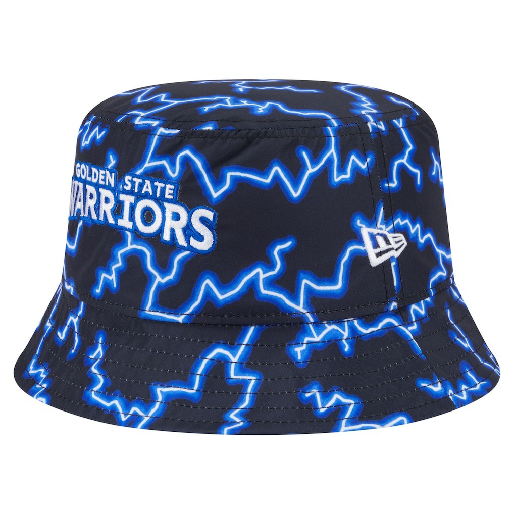 Golden State Warriors Summer Sun and Storm Reversible Bucket Hat sale - Black/Light Blue outlet
