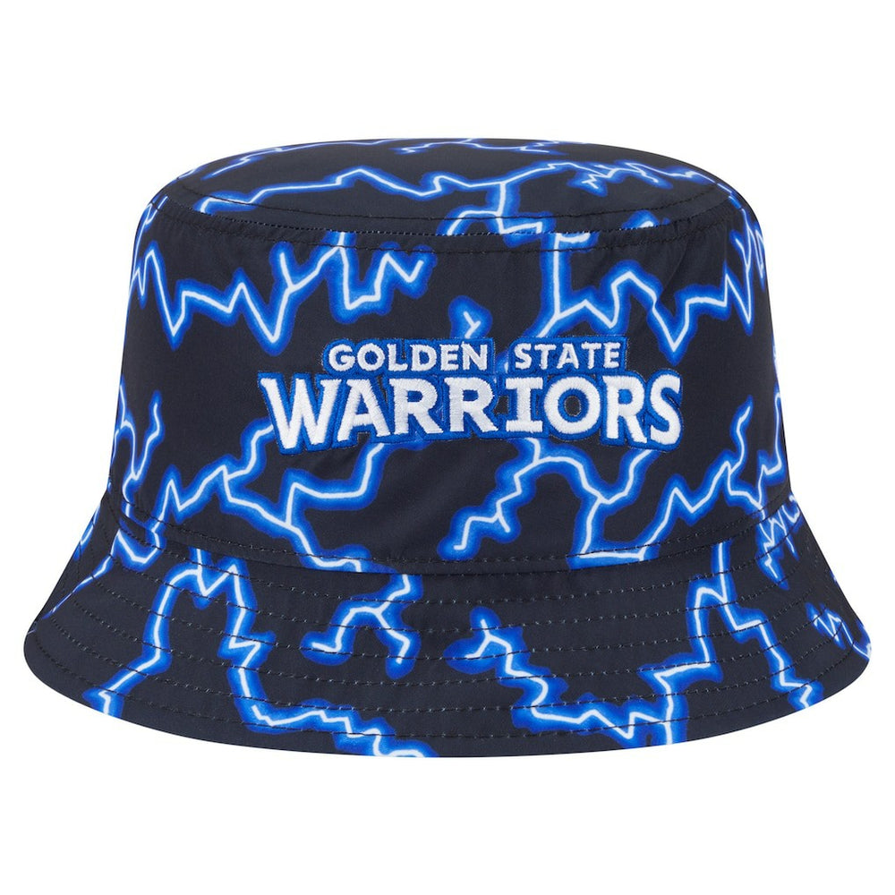 Golden State Warriors Summer Sun and Storm Reversible Bucket Hat sale - Black/Light Blue outlet