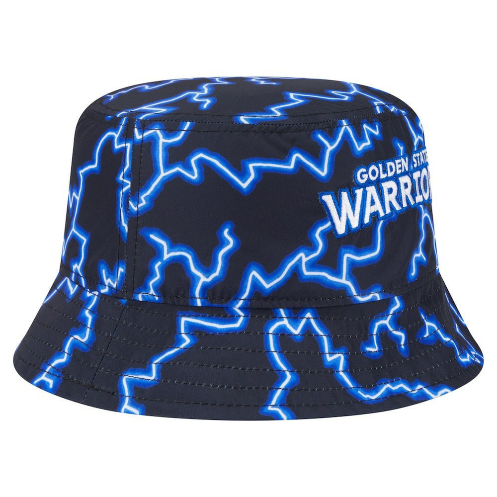Golden State Warriors Summer Sun and Storm Reversible Bucket Hat sale - Black/Light Blue outlet