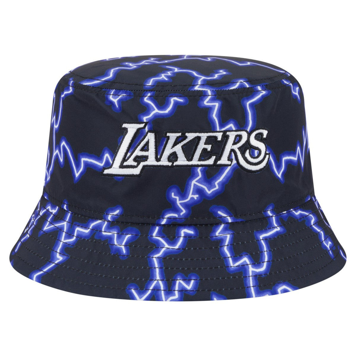 Los Angeles Lakers Summer Sun and Storm Reversible Bucket Hat - Black/Light Blue on sale
