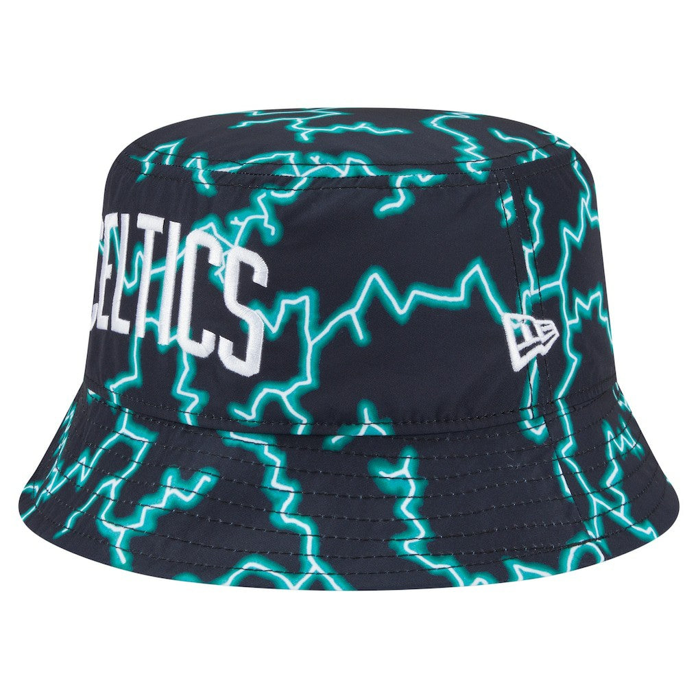 Boston Celtics Summer Sun and Storm Reversible Bucket Hat - Black/Light Blue sale