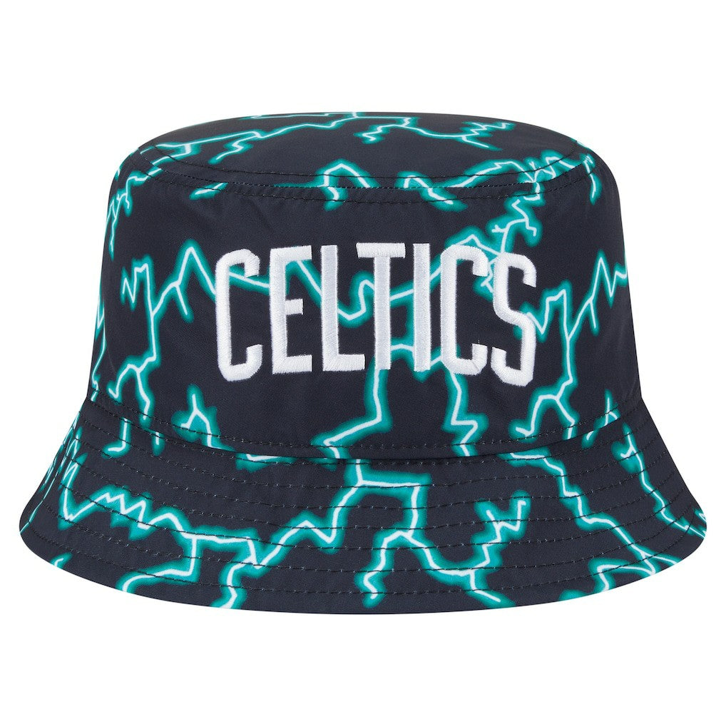 Boston Celtics Summer Sun and Storm Reversible Bucket Hat - Black/Light Blue sale
