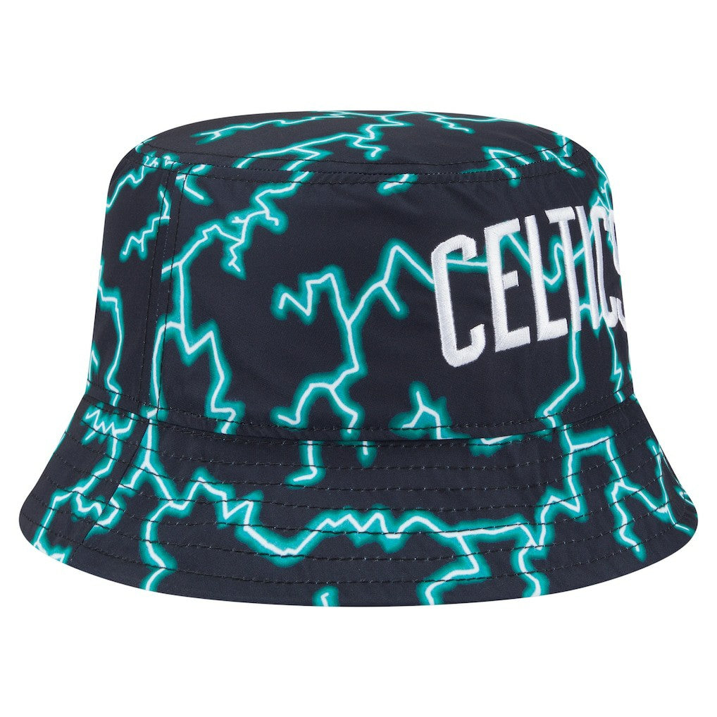 Boston Celtics Summer Sun and Storm Reversible Bucket Hat - Black/Light Blue sale
