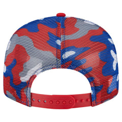 New York Rangers New Era Camo Meshback 9FIFTY Snapback Hat - Blue/Red Hats