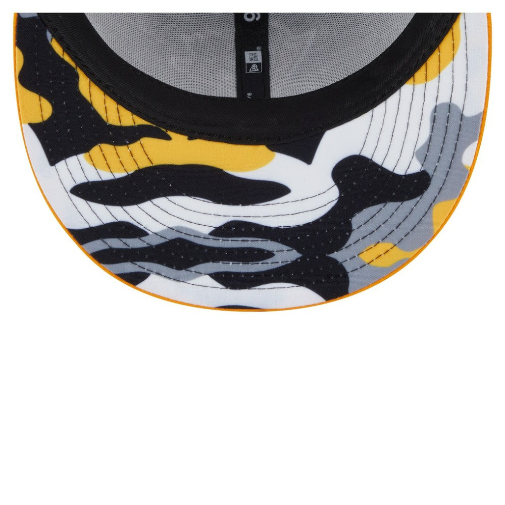 Pittsburgh Penguins New Era Camo Meshback 9FIFTY Snapback Hat - Black/Gold Hats