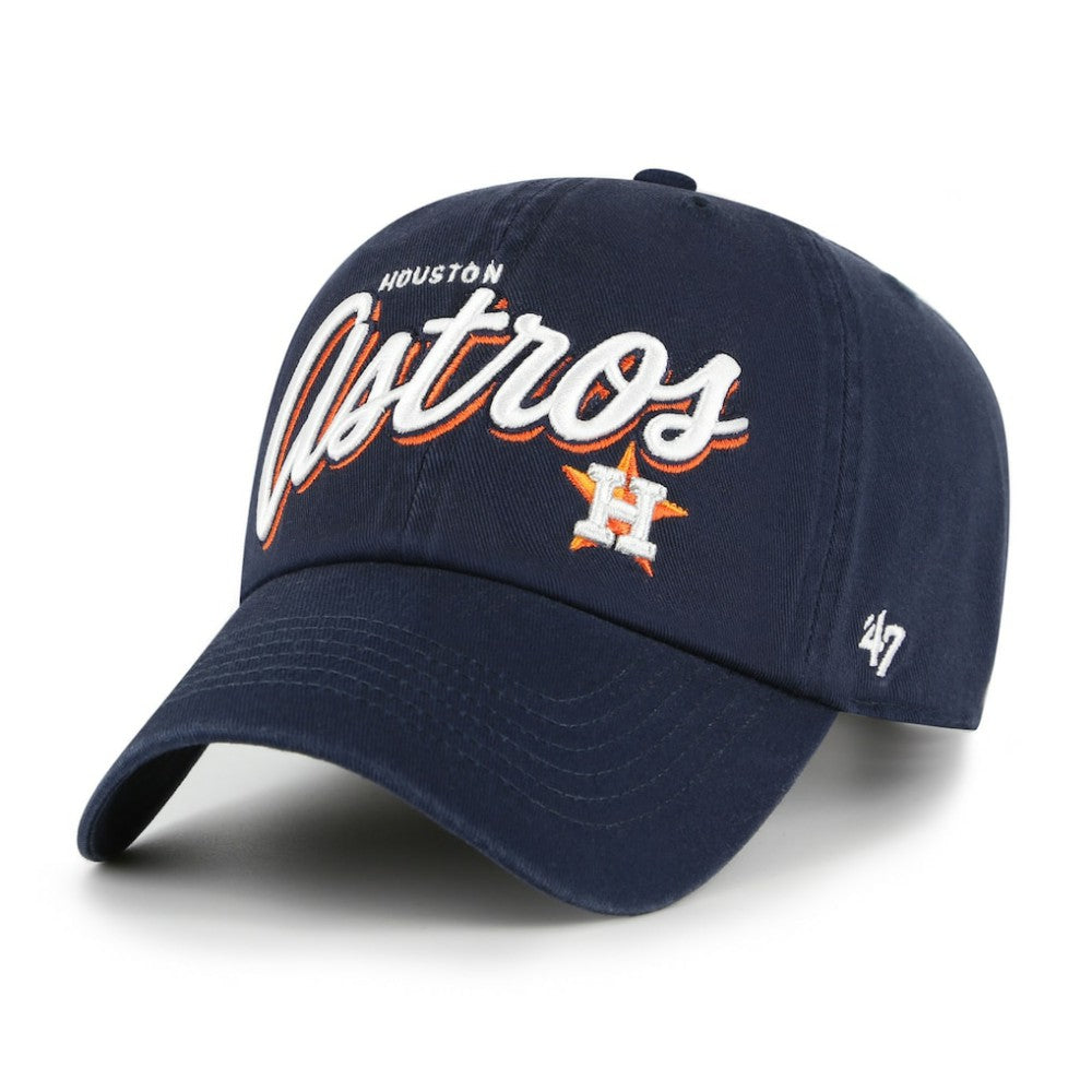 Houston Astros Women's Ariana Clean Up Adjustable Hat Navy
