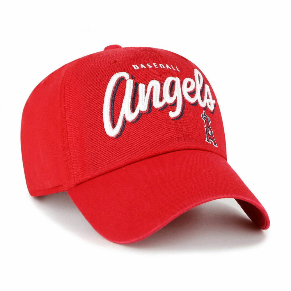Los Angeles Angels Women's Ariana Clean Up Adjustable Hat Red