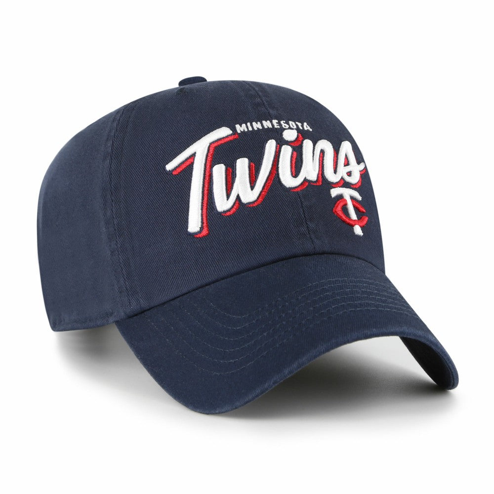Minnesota Twins Women's Ariana Clean Up Adjustable Hat Navy