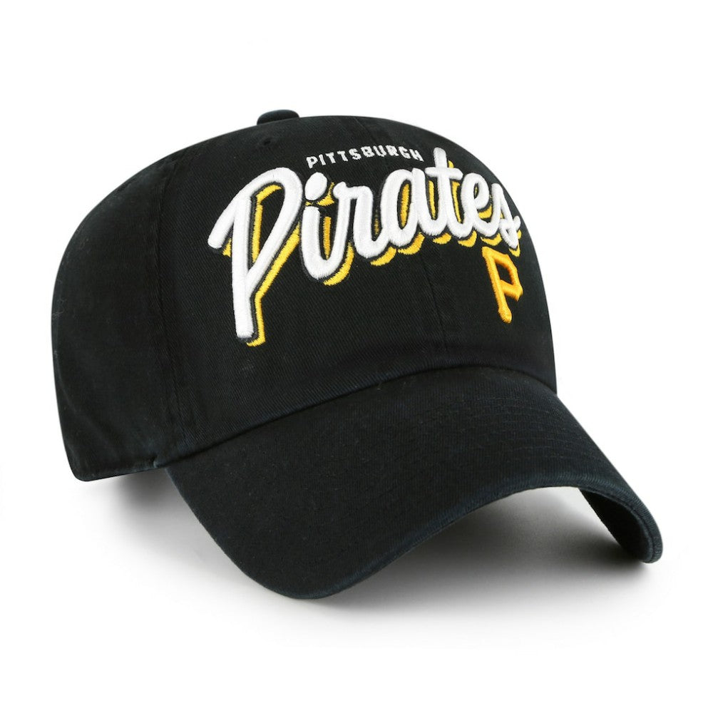 Pittsburgh Pirates Women's Ariana Clean Up Adjustable Hat Black