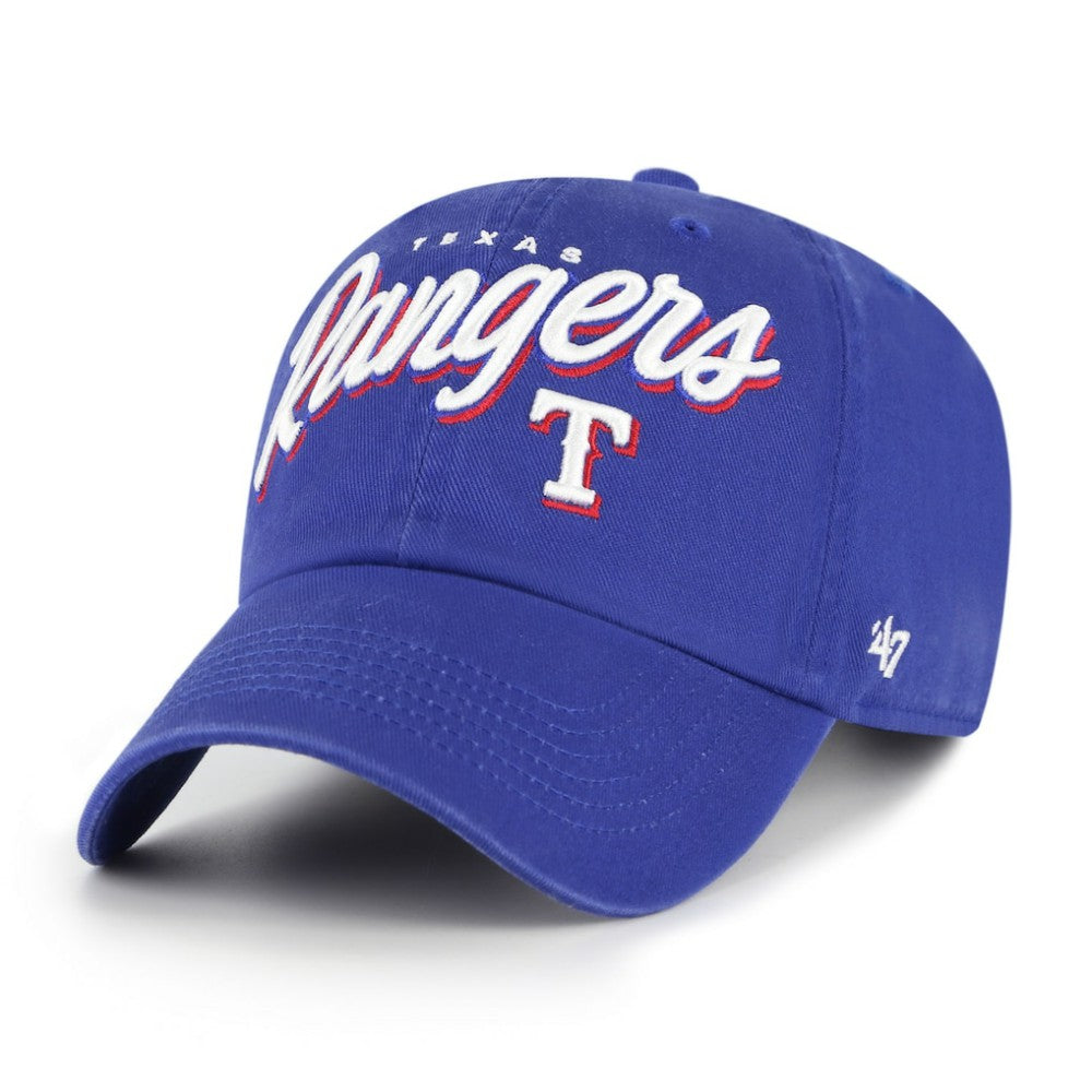Texas Rangers Women's Ariana Clean Up Adjustable Hat Royal
