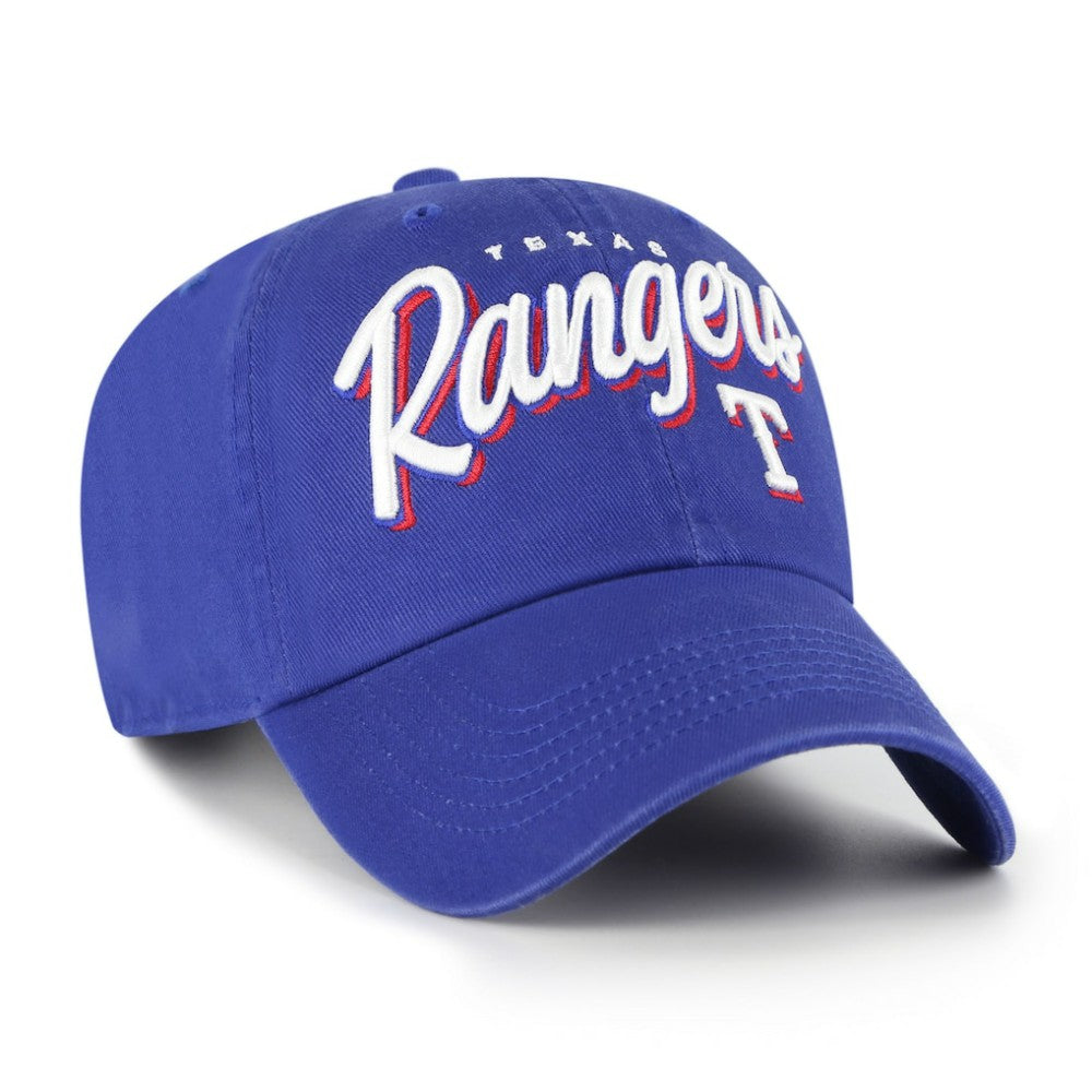 Texas Rangers Women's Ariana Clean Up Adjustable Hat Royal