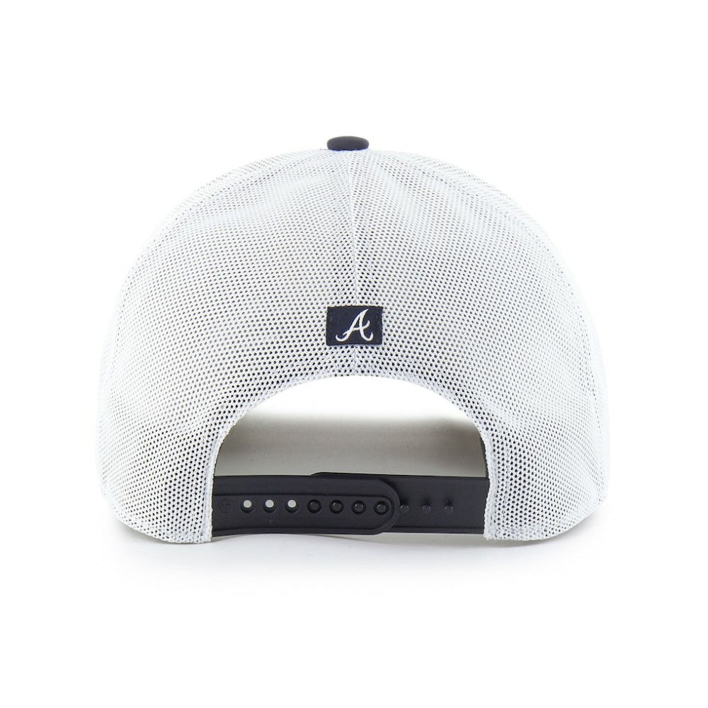 Atlanta Braves Fairway Trucker Adjustable Hat Navy/White