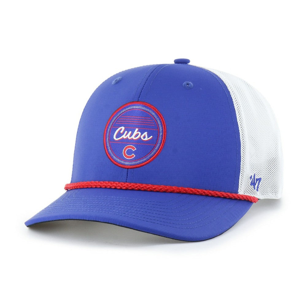 Chicago Cubs Fairway Trucker Adjustable Hat Royal/White