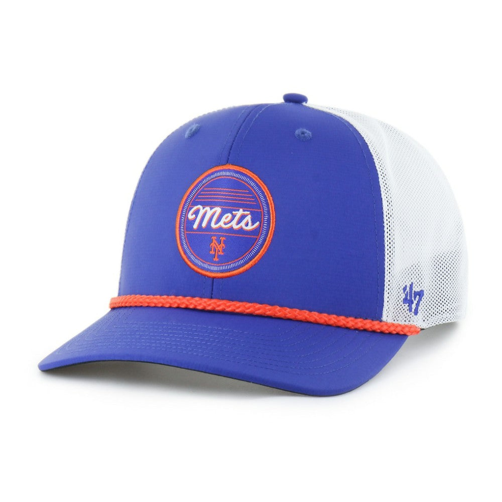New York Mets Fairway Trucker Adjustable Hat Royal/White