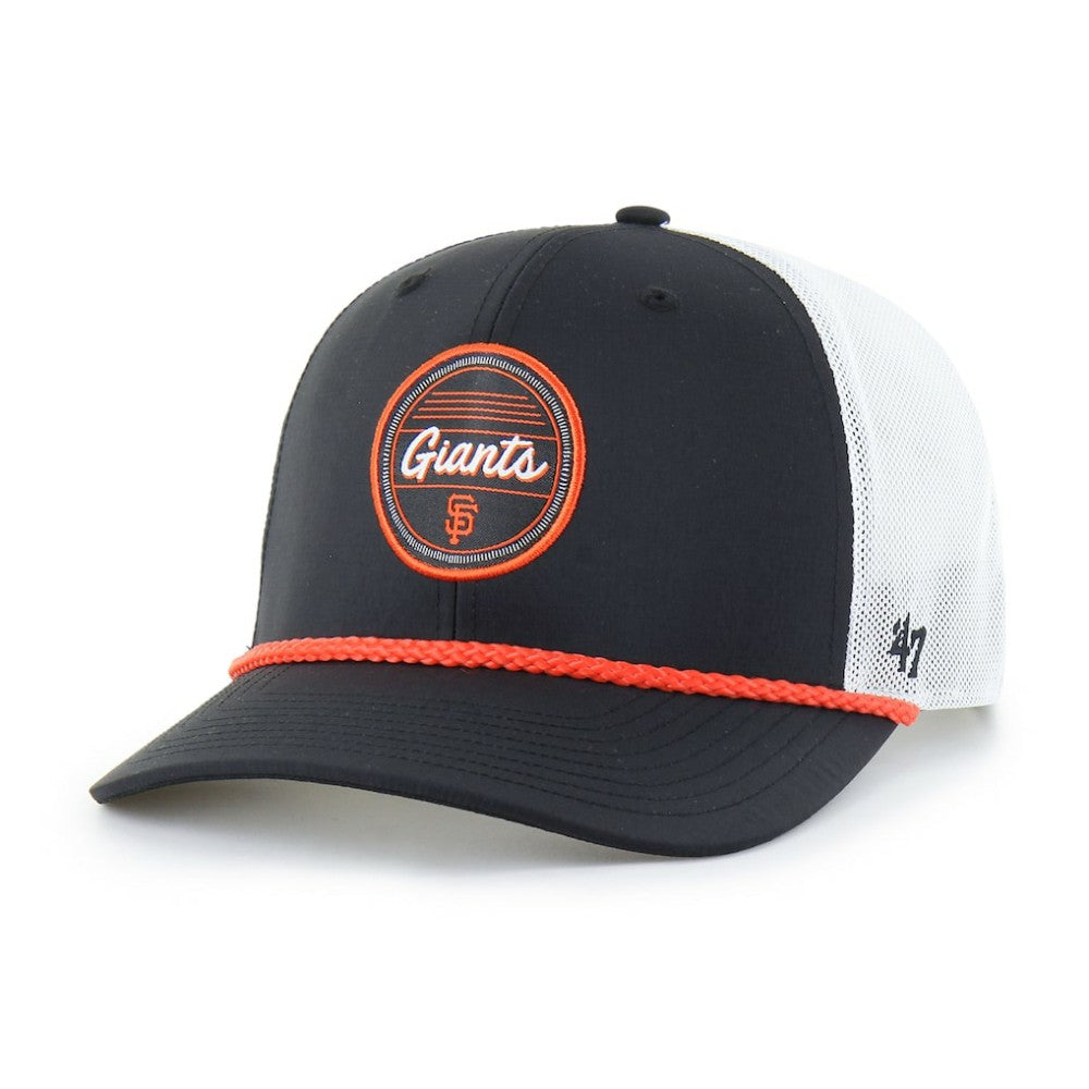 San Francisco Giants Fairway Trucker Adjustable Hat Black/White