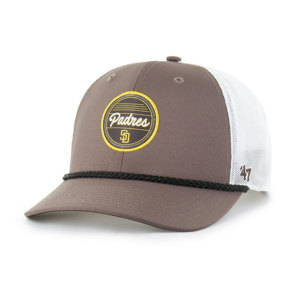 San Diego Padres Fairway Trucker Adjustable Hat Brown/White