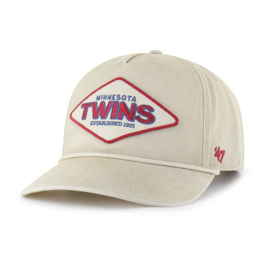 Minnesota Twins Cairn Hitch Adjustable Hat Khaki