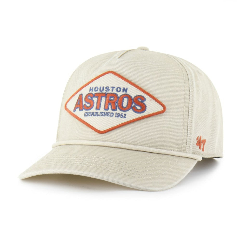 Houston Astros Cairn Hitch Adjustable Hat Khaki