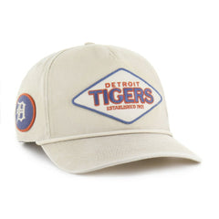 Detroit Tigers Cairn Hitch Adjustable Hat Khaki