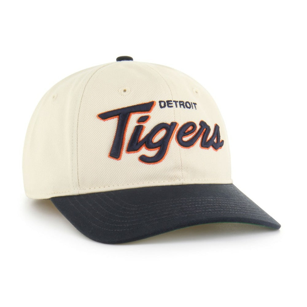 Detroit Tigers Crosstown Franchise Fitted Hat Natural