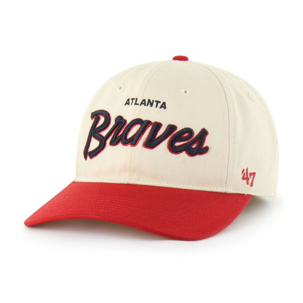 Atlanta Braves Crosstown Franchise Fitted Hat Natural