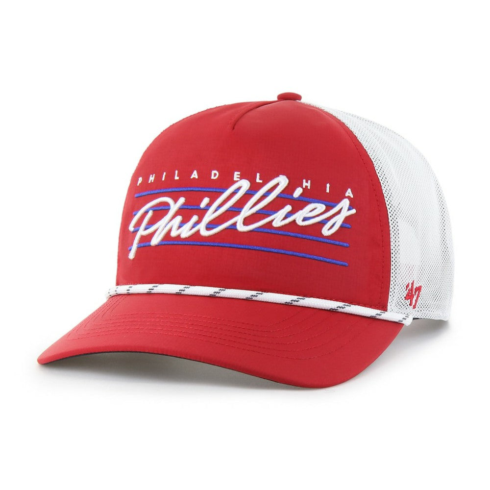 Philadelphia Phillies Brrr Downburst Mesh Hitch Adjustable Hat Red