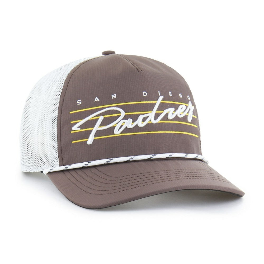 San Diego Padres Brrr Downburst Mesh Hitch Adjustable Hat Brown